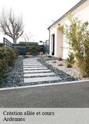 Création allée et cours 08 Ardennes  TL Terrasement