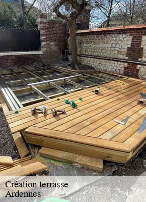 Création terrasse  08 Ardennes  TL Terrasement 
