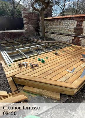 Création terrasse   angecourt-08450 TL Terrasement 