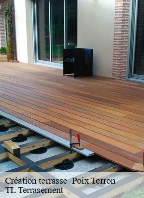 Création terrasse poix-terron-08430 TL Terrasement