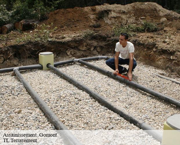 Assainissement   gomont-08190 TL Terrasement 
