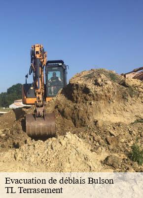 Evacuation de déblais  bulson-08450 TL Terrasement 