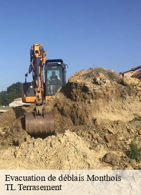 Evacuation de déblais  monthois-08400 TL Terrasement 