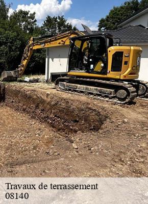 Travaux de terrassement francheval-08140 TL Terrasement